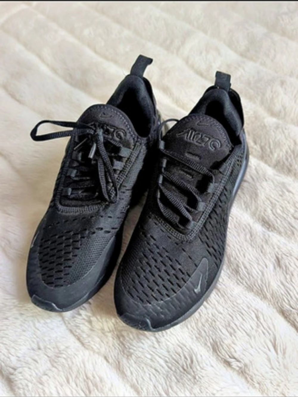 Nike Air Max 270 Black Sneakers AH6789-005 Women's Sz 8